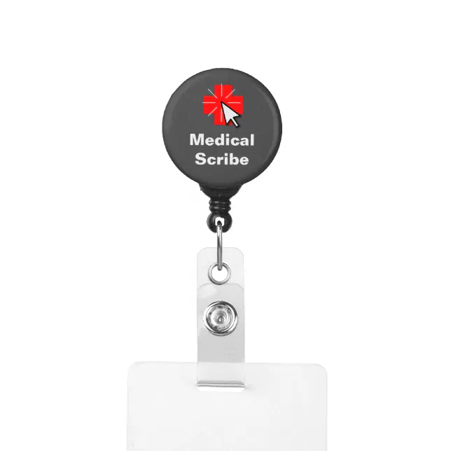 Medical Scribe Retractable Badge Bungie Badge Holder