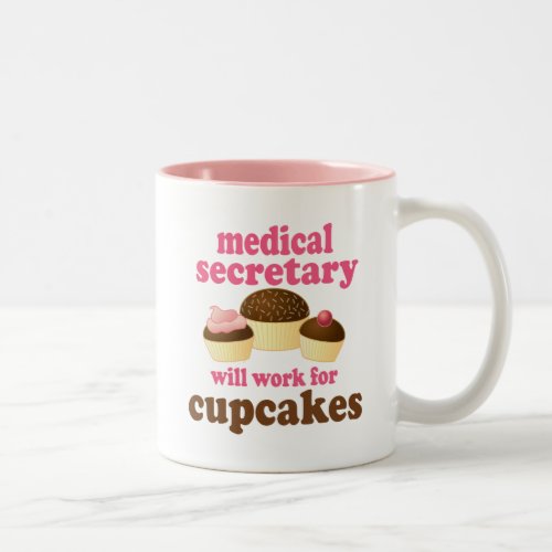 Medical Secretary Funny Gift Two_Tone Coffee Mug