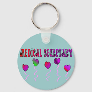 Medical Secretary Gifts Keychain