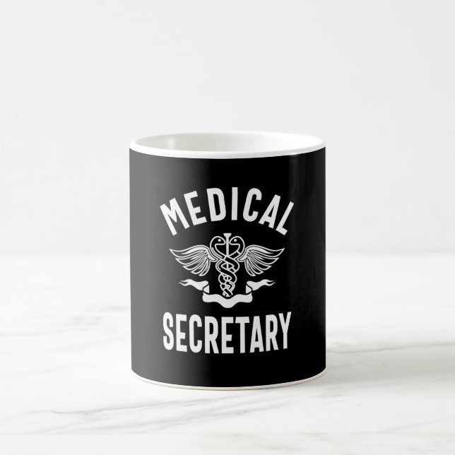 Medical Secretary Job Title Gift Coffee Mug (Center)