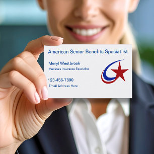 Medical Senior Insurance Specialist Business Card