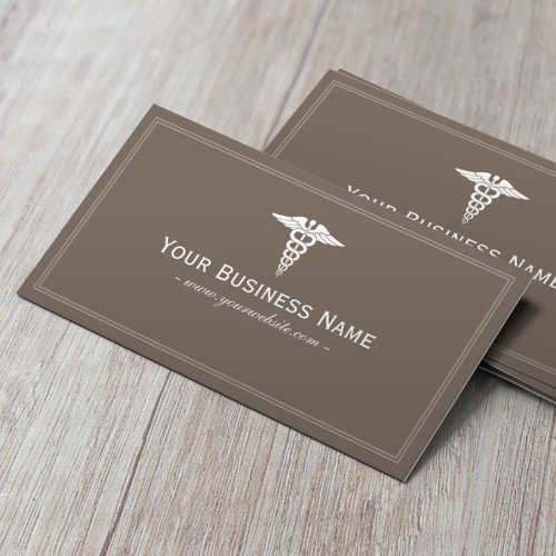Simple Plain Medical Business Card