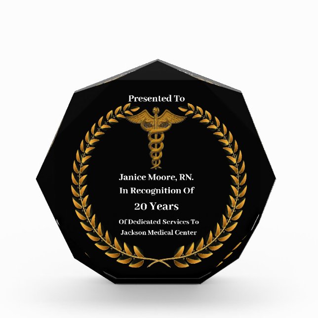 Medical Services Award (Front)