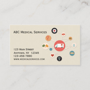 Medical Services Business Card