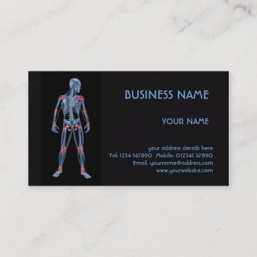 Medical Skeleton Business Card