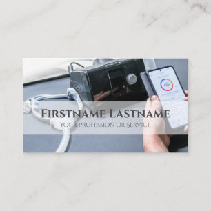 Medical sleep apnea cpap sleep disorder expert business card