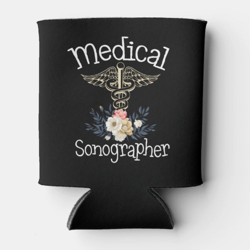 Medical Sonographer Cute Sonography Gift Can Cooler