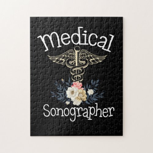 Medical Sonographer Cute Sonography Gift Jigsaw Puzzle