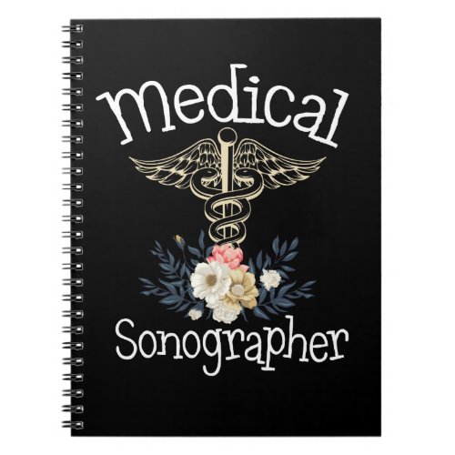 Medical Sonographer Cute Sonography Gift Notebook