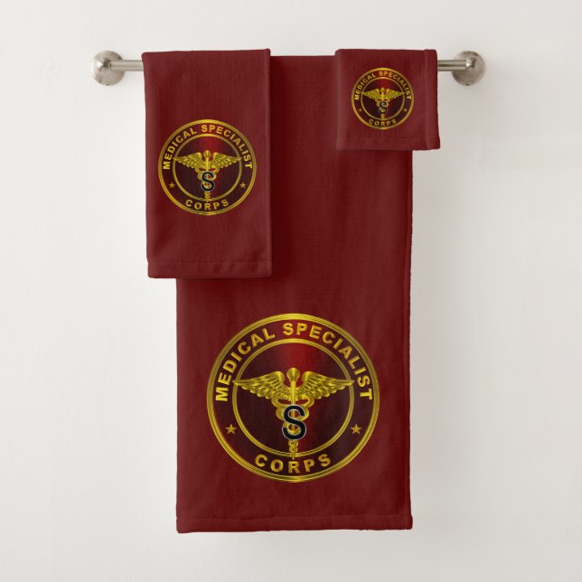 Medical Specialist Corps  Bath Towel Set (Insitu)