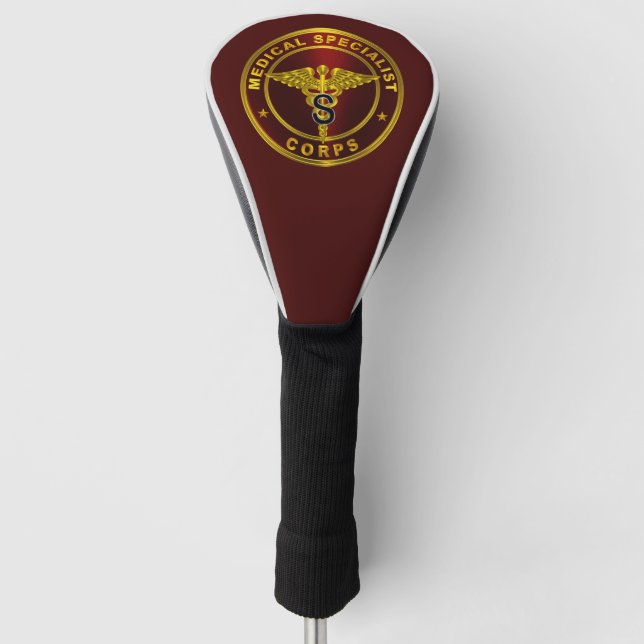 Medical Specialist Corps Golf Head Cover (Front)