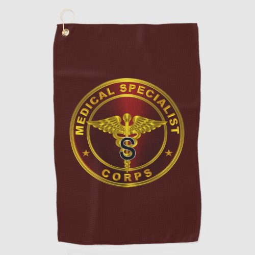 Medical Specialist Corps Golf Towel