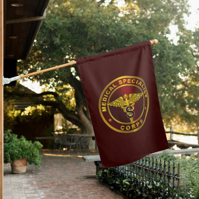 Medical Specialist Corps   House Flag (In SItu)