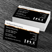 Medical Sports Medicine Doctor Office Business Card at Zazzle
