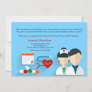 Medical Staff Graduation Invitation