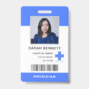 Medical Staff Photo ID   Hospital Employee Logo  Badge