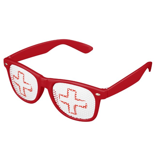 Red cross sunglasses on sale