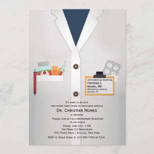 Medical Staff Retirement Invitation