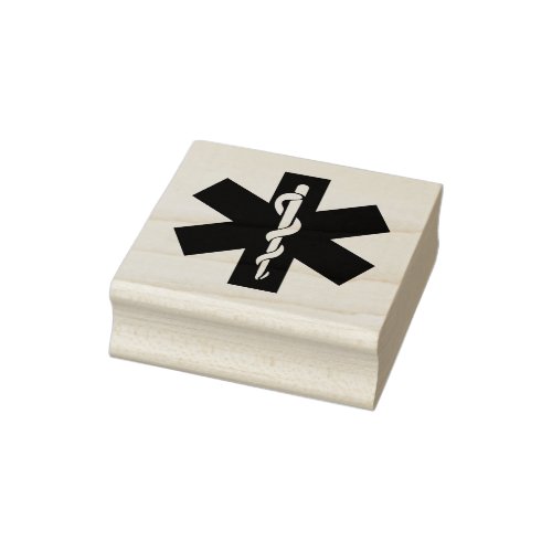 Medical _ Star of Life Symbol _ Isolated Rubber Stamp