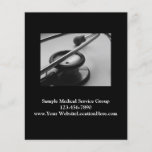 Medical Stethoscope Business, Black and White Flyer