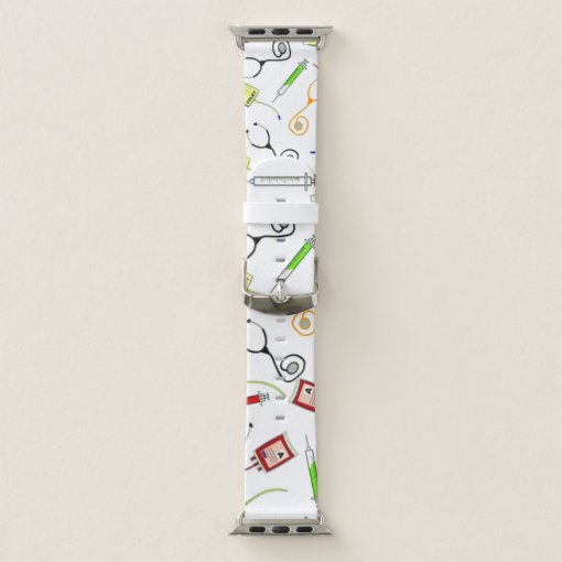 Medical Stethoscope Nursing Apple Watch Band Zazzle