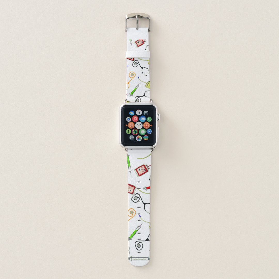 Medical Stethoscope Nursing Apple Watch Band Zazzle