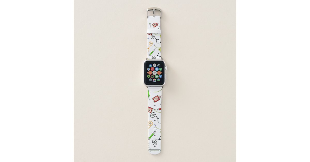 Medical Stethoscope Nursing Apple Watch Band Zazzle