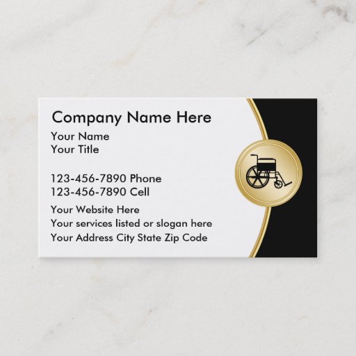 Customizable Medical Supplies Business Card