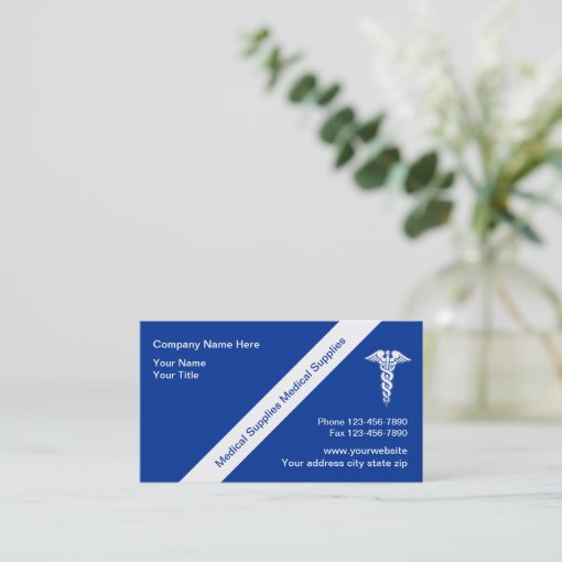 Medical Supplies Business Cards | Zazzle