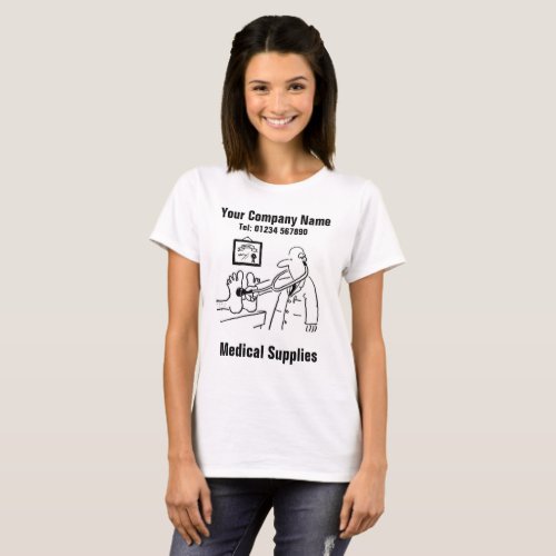 Medical Supplies Cartoon to Personalise T_Shirt