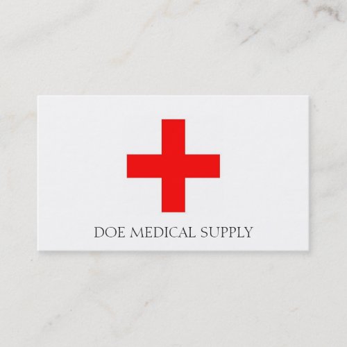 Medical Supply WR Business Card