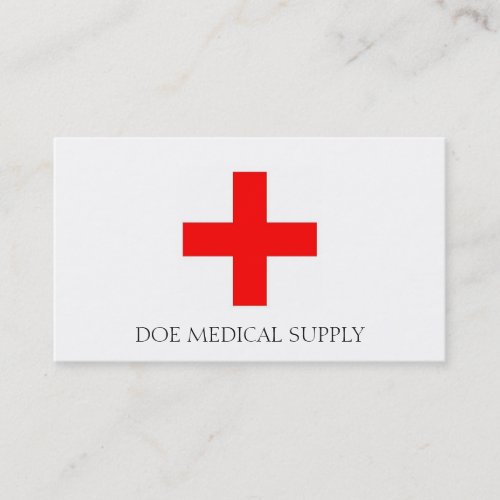 Medical Supply W/W Business Card Templates