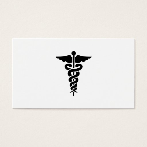 Customizable Medical Symbol Business Card Template
