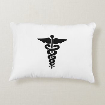 Medical Symbol Accent Pillow by bonfirenurses at Zazzle