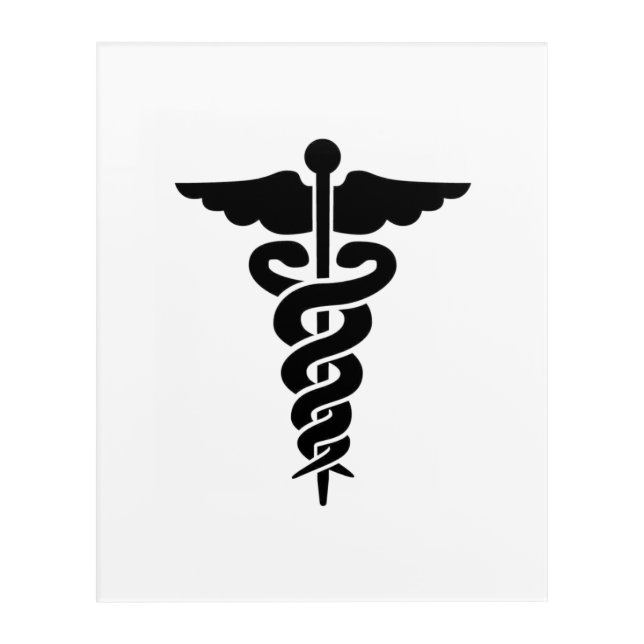 Medical Symbol  Acrylic Print (Front)