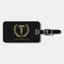 Medical Symbol - Black and Gold