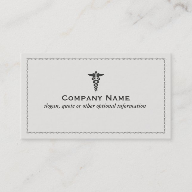 Medical Symbol Business Card (Front)