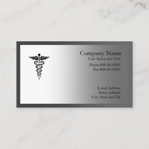 Medical Symbol Business Card