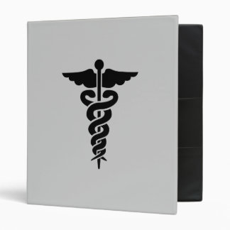Medical Symbol Caduceus Binder