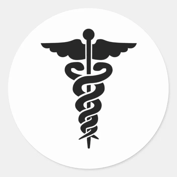 Caduceus Stickers Medical Logo Decals