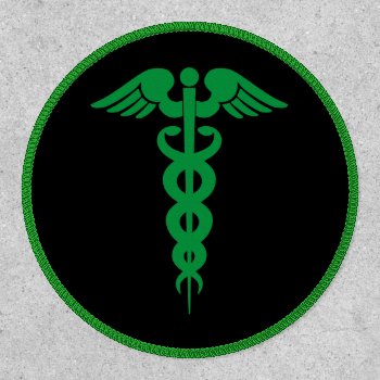 Medical Symbol Caduceus Patch by nadil2 at Zazzle
