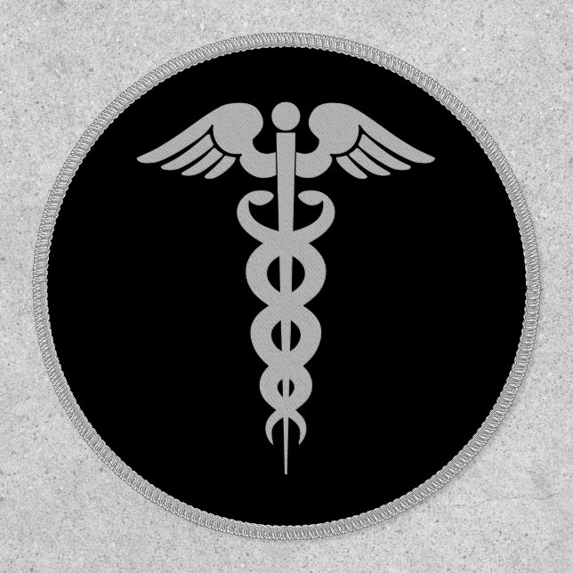 Medical Symbol Caduceus Patch (Front)