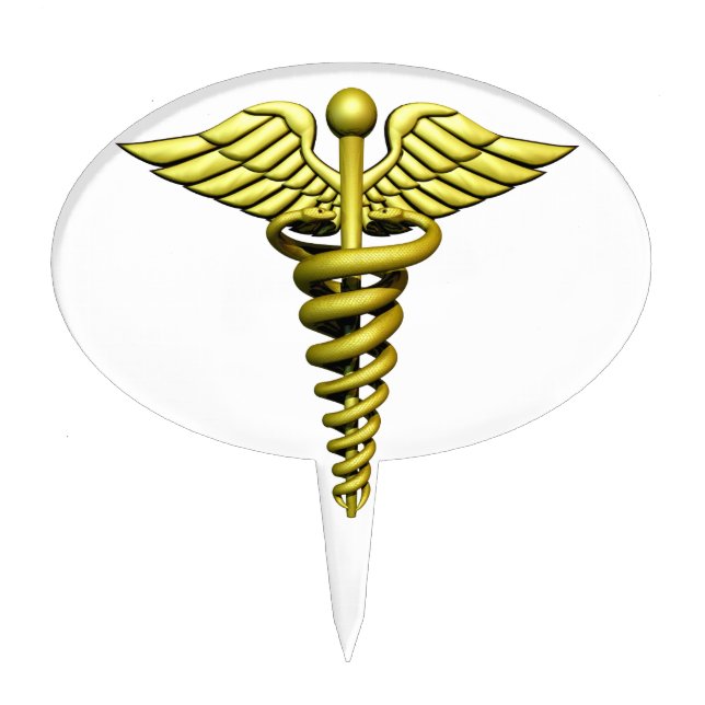 Medical Symbol Cake Topper (Front)