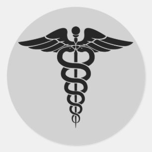 Medical Symbol Classic Round Sticker