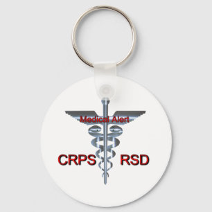 Medical Symbol - CRPS RSD Medical Alert Keychain