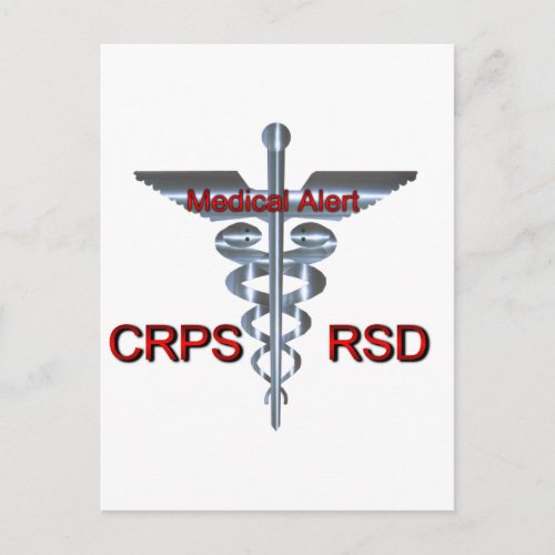 Medical Symbol _ CRPS RSD Medical Alert Postcard