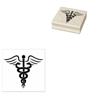 Medical Symbol Doctor Nurse  Rubber Stamp