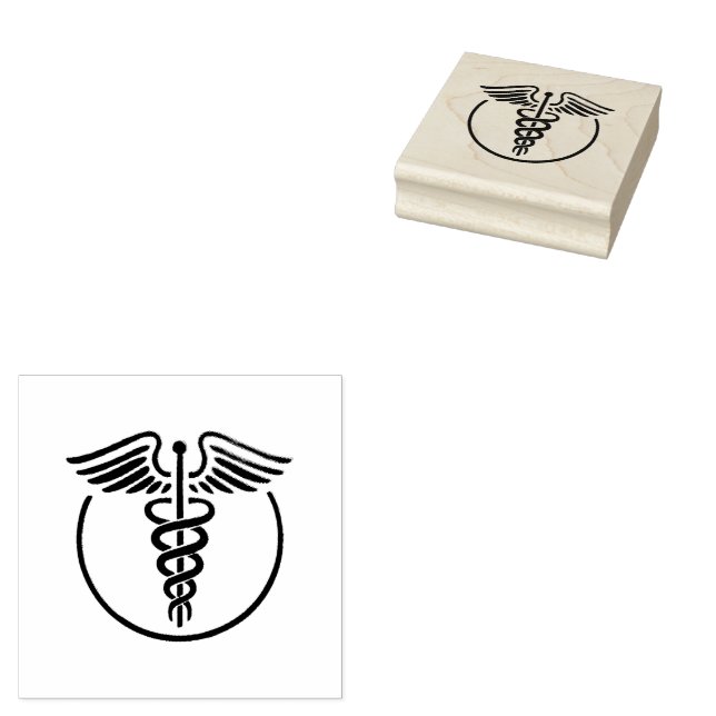  Medical Symbol Doctor Nurse  Rubber Stamp (Stamped)