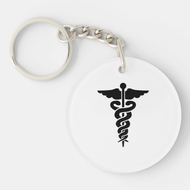 Medical Symbol Keychain (Front)