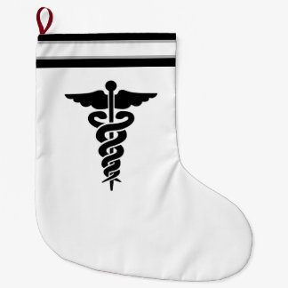 Medical Symbol Large Christmas Stocking